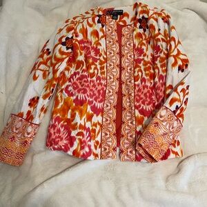 Peck & Peck Red and Orange Jacket